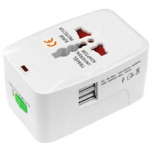 Dual USB Ports Multiple US / EU / UK / AU Plug Fast Charger