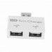 USB Twin Charger Dual 2 Port Charging Splitter Hub Adapter