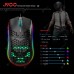 HXSJ J900 USB Wired Gaming Mouse RGB Gaming Mouse with Six Adjustable DPI Ergonomic Design for Desktop Laptop for Gamer Gaming