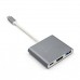 USB C HUB to HDMI Adapter for Macbook Pro/Air Thunderbolt 3 USB Type C Hub to HDMI 4K USB 3.0 Port USB-C Power