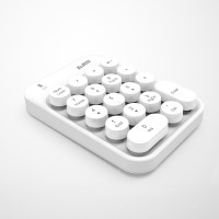 2.4G Wireless Keyboard Mini 18 Keys Numeric Keypad Computer Digital Keyboard For PC Accounting Tasks Pink Keyboard