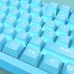 616 Wired Keyboard Mechanical Feel PBT Keycaps for Computer