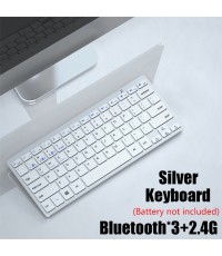 Bluetooth 5.0 2.4G Wireless Keyboard and Mouse Combo Mini Multimedia Keyboard Mouse Set For Laptop PC TV iPad Macbook Android