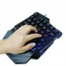 G7 One Handed Gaming Keyboard Mobile Game Color Backlit Player Mechanical Sensation Keypad