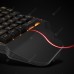 G92 Wired One-handed Gaming Keyboard USB Mini Luminous RGB Backlight Ergonomic Keyboard for PC Gamer