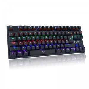 K28 Mechanical Wired Gaming Keyboard Blue Axis Cool Edition USB Interface