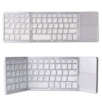 Keyboard Tri Fold Bluetooth Ultra Thin Tablet Phone Touchpad Wireless Multi Function