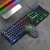 MK100 Keyboard Wired USB Waterproof Backlight Keyboard Game Office Mechanical Keyboard Mouse Set