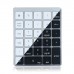 N960 Mini Wireless 28-key Numeric Keyboard Office Aluminum Bluetooth Wireless Charging Numeric Keypad