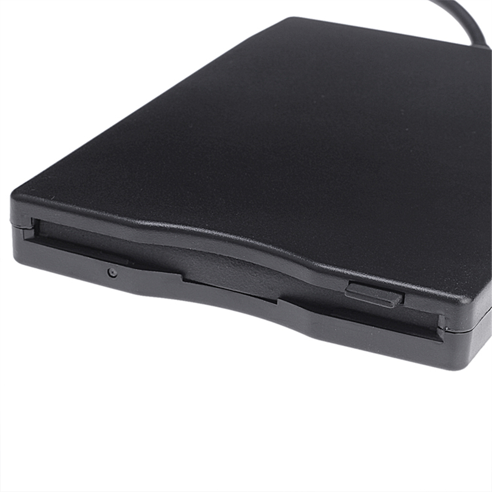 Black USB Portable Interface Disk FDD External USB Floppy Drive for Laptop