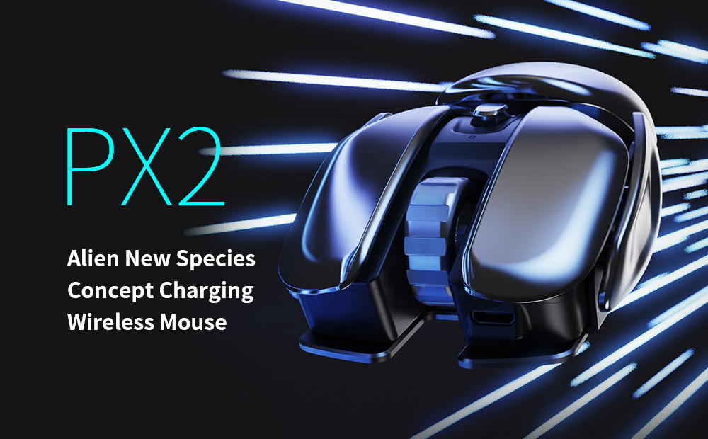 PX2 Metal 2.4G Electricity Wireless Mouse