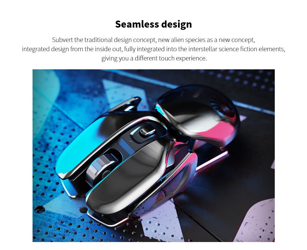 PX2 Metal 2.4G Electricity Wireless Mouse Seamless design