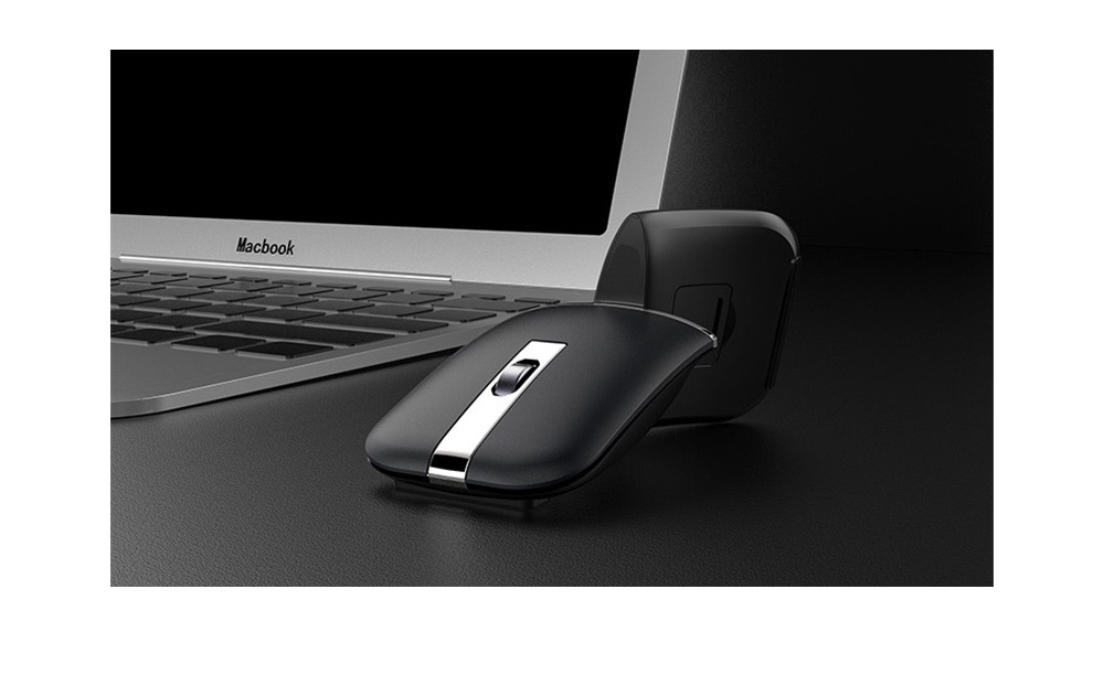 M9 Bluetooth Wireless Mouse - Black Dual Mode 2.4G+Bluetooth 5.0